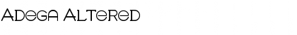 Adega Altered Regular Font Title Preview