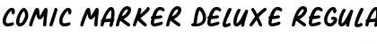 Comic Marker Deluxe Regular Font Title Preview
