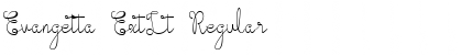 Evangetta ExtLt Regular Font Title Preview