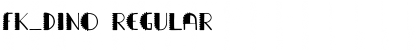 FK_Dino Regular Font Title Preview