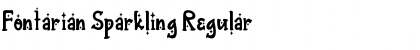 Fontarian Sparkling Regular Font Title Preview