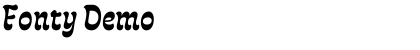 Fonty Demo Font Title Preview