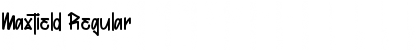 Maxtield Regular Font Title Preview