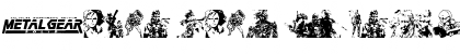 Metal Gear Solid The Phantom Font Regular Font Title Preview