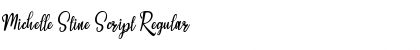 Michelle Stine Script Regular Font Title Preview