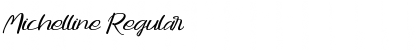 Michelline Regular Font Title Preview