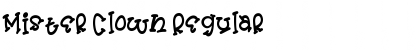 Mister Clown Regular Font Title Preview