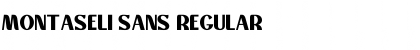 Montaseli Sans Regular Font Title Preview