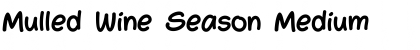 Mulled Wine Season Medium Font Title Preview