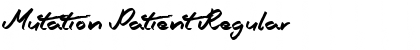 Mutation Patient Regular Font Title Preview