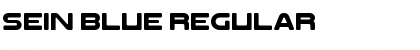 SEIN BLUE Regular Font Title Preview