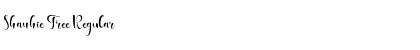 Shanhie Free Regular Font Title Preview