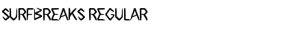 Surfbreaks Regular Font Title Preview