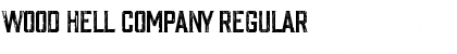 Wood Hell Company Regular Font Title Preview
