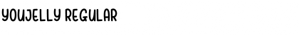 Youjelly Regular Font Title Preview