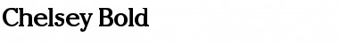 Chelsey Bold Font Title Preview