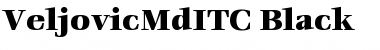VeljovicMdITC Black Font Title Preview