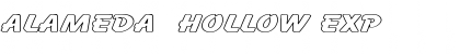 Alameda  Hollow Exp Regular Font Title Preview