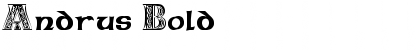 Andrus Bold Font Title Preview