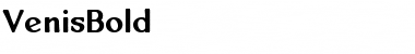 VenisBold Regular Font Title Preview