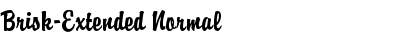 Brisk-Extended Normal Font Title Preview