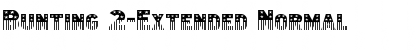 Bunting 2-Extended Normal Font Title Preview
