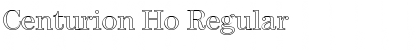 Centurion Ho Regular Font Title Preview