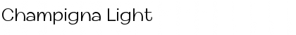 Champigna Light Font Title Preview