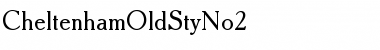 CheltenhamOldStyNo2 Regular Font Title Preview