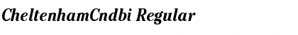 CheltenhamCndbi Regular Font Title Preview