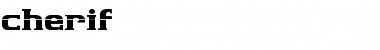 cherif Regular Font Title Preview