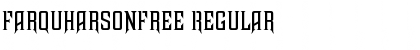 FarquharsonFree Regular Font Title Preview