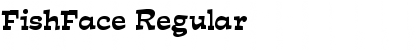 FishFace Regular Font Title Preview