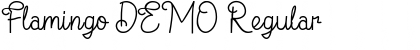 Flamingo DEMO Regular Font Title Preview