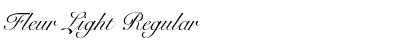 Fleur Light Regular Font Title Preview