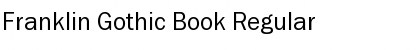 Franklin Gothic Book Regular Font Title Preview