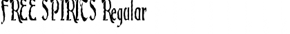 FREE SPIRITS Regular Font Title Preview