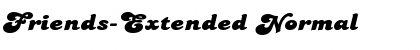 Friends-Extended Normal Font Title Preview