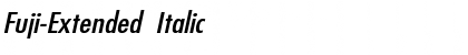 Fuji-Extended Italic Font Title Preview