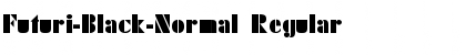 Futuri-Black-Normal Regular Font Title Preview