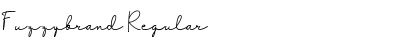 Fuzzybrand Regular Font Title Preview