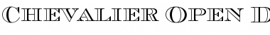 Chevalier Open DC D Regular Font Title Preview