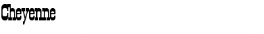 Cheyenne Regular Font Title Preview
