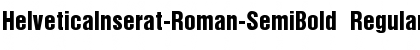 HelveticaInserat-Roman-SemiBold Regular Font Title Preview