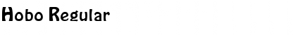 Hobo Regular Font Title Preview