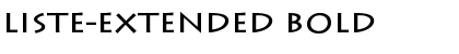 Liste-Extended Bold Font Title Preview