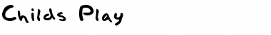 Child's Play Normal Font Title Preview