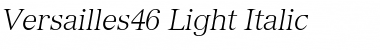 Versailles46-Light LightItalic Font Title Preview