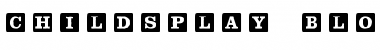 ChildsPlay BlocksSolid Regular Font Title Preview