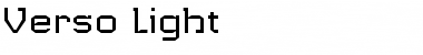 Verso Light Font Title Preview